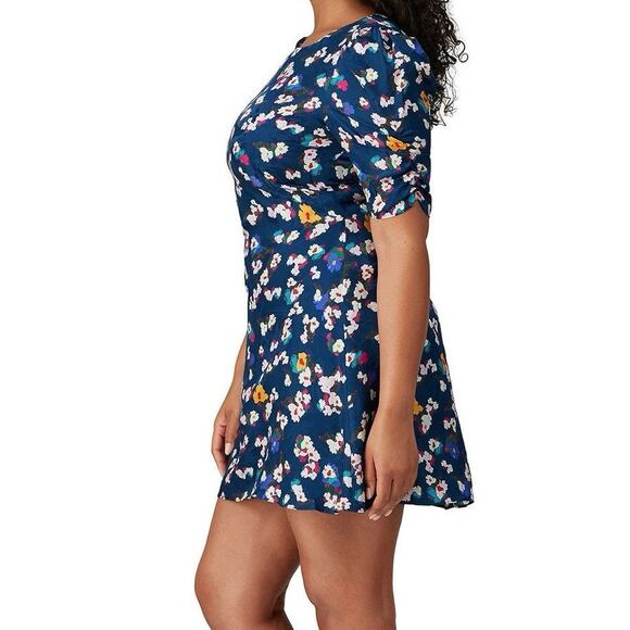 TANYA TAYLOR Liz Floral Silk Jacquard Dress Size 20 (US 14 /16) MSRP $495 - Picture 6 of 16